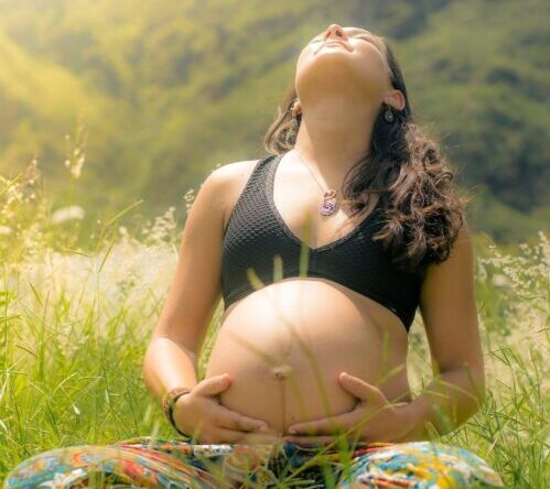 woman, pregnant, female